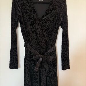 Elegant Black Floral Romper